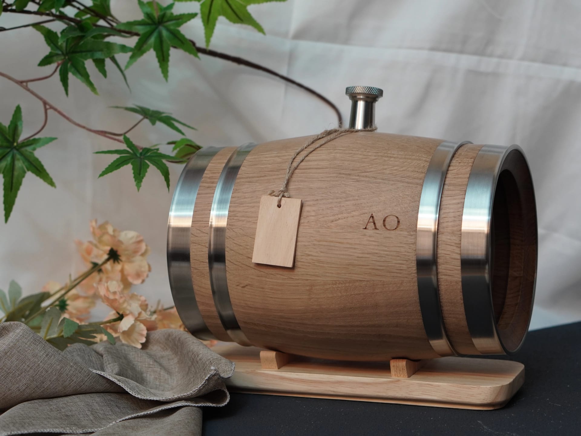 3L mini oak barrel lifestyle atmosphere